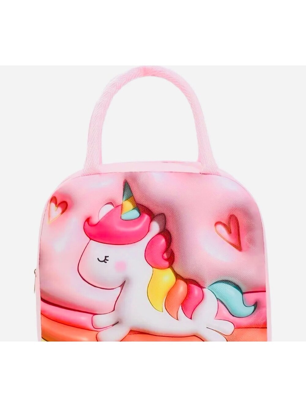 New - 3D Unicorn Insulated Lunch Bag